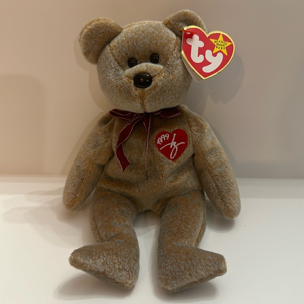 1999 Signature Bear Rare Ty Beanie Baby